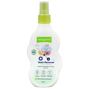 اسپری لکه بر لباس کودک بی بی لند مدل stain remover ضد حساسیت و گیاهی حجم ۲۰۰ میلی لیتر