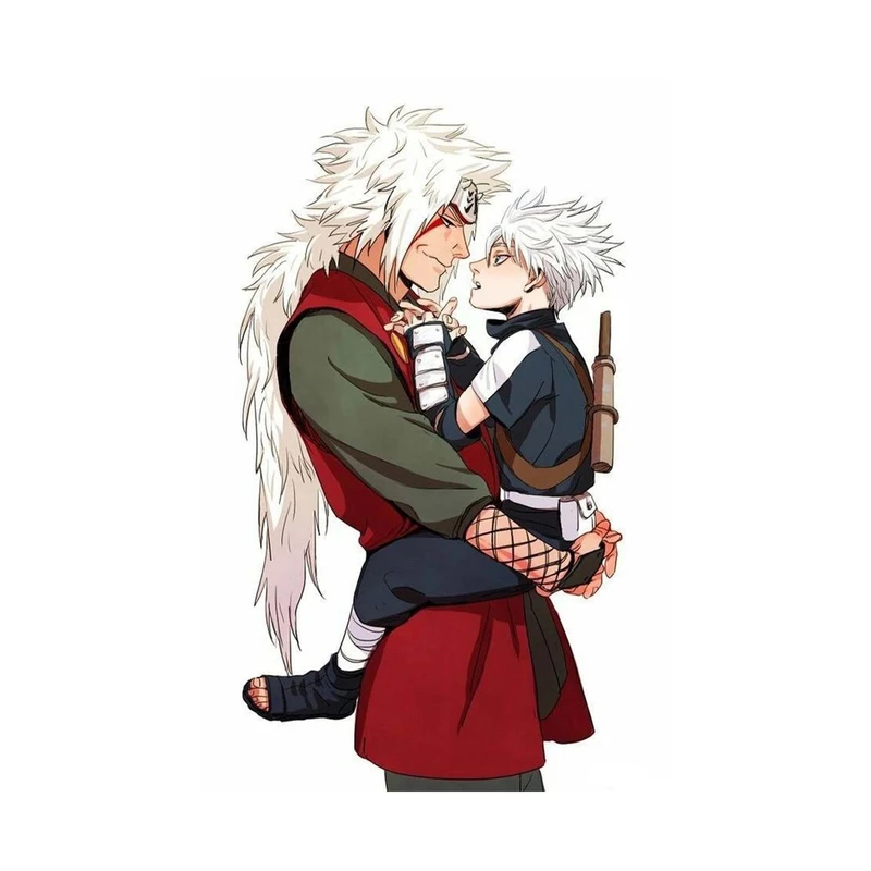 استیکر لپ تاپ و موبایل مدل انیمه طرح ناروتو استاد جیرایا Naruto jiraiya sensei کد 2828
