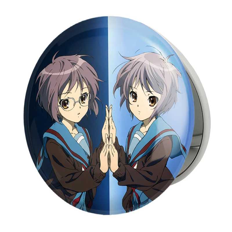 آینه جیبی خندالو طرح یوکی انیمه ناپدید شدن هاروهی سوزومیا مدل تاشو کد 24311 