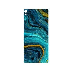 MAHOOT Turquoise marblewith golden streaks Cover Sticker for Sony Xperia XA Ultra