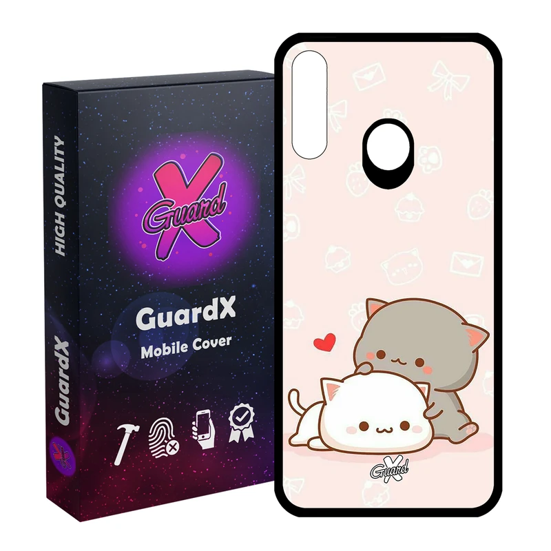 کاور گارد ایکس طرح Love مدل Glass10372 مناسب برای گوشی موبایل سامسونگ Galaxy A20s