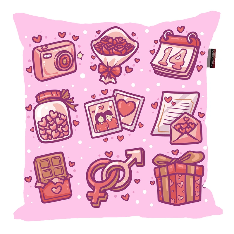 کوسن پاد آفرین مدل عشق طرح LOVE کد PK40875