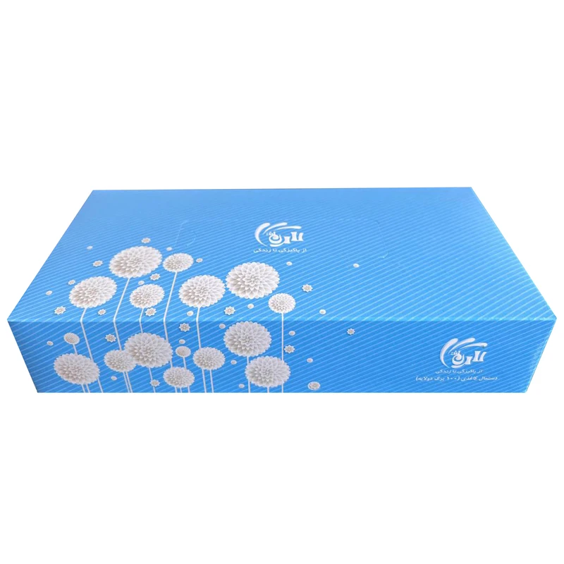 دستمال کاغذی 100 برگ دو لایه لارنلند مدل قاصدک