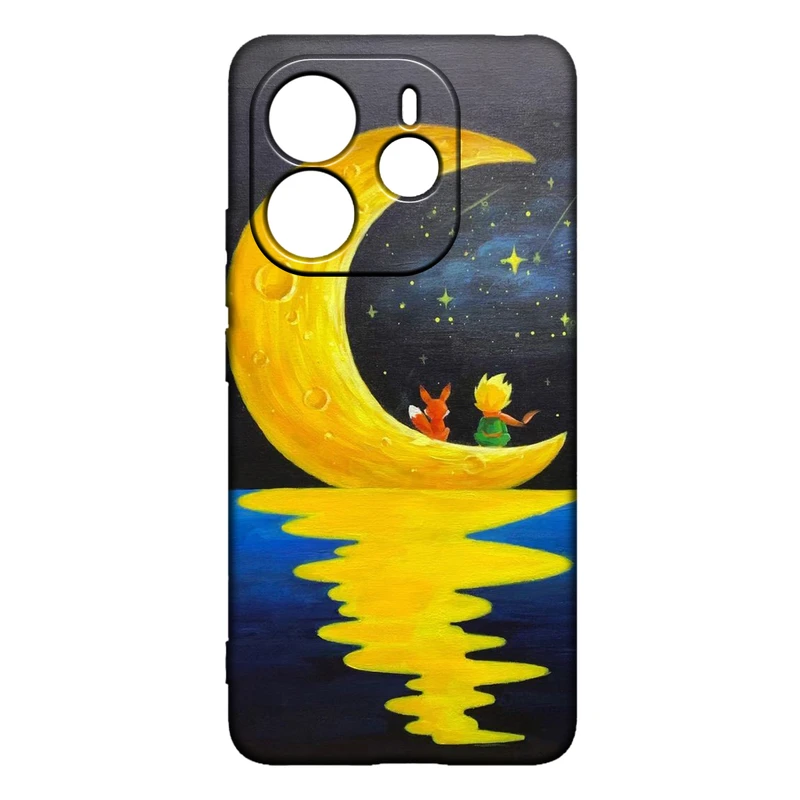 کاور طرح شازده کوچولو کد 350 مناسب برای گوشی موبایل شیائومی Redmi Note 14 4G