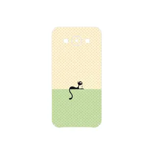 MAHOOT Minimal Internet Cat Icon Cover Sticker for Samsung Galaxy E5