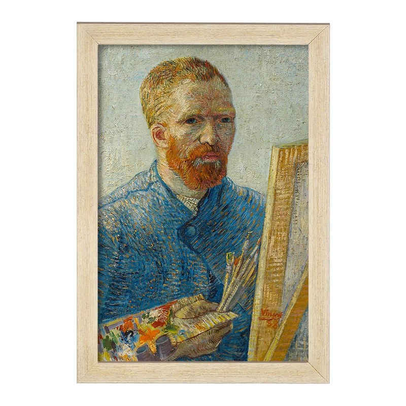تابلو خندالو مدل سلف پرتره ونسان ونگوگ (Van Gogh) کد 36809