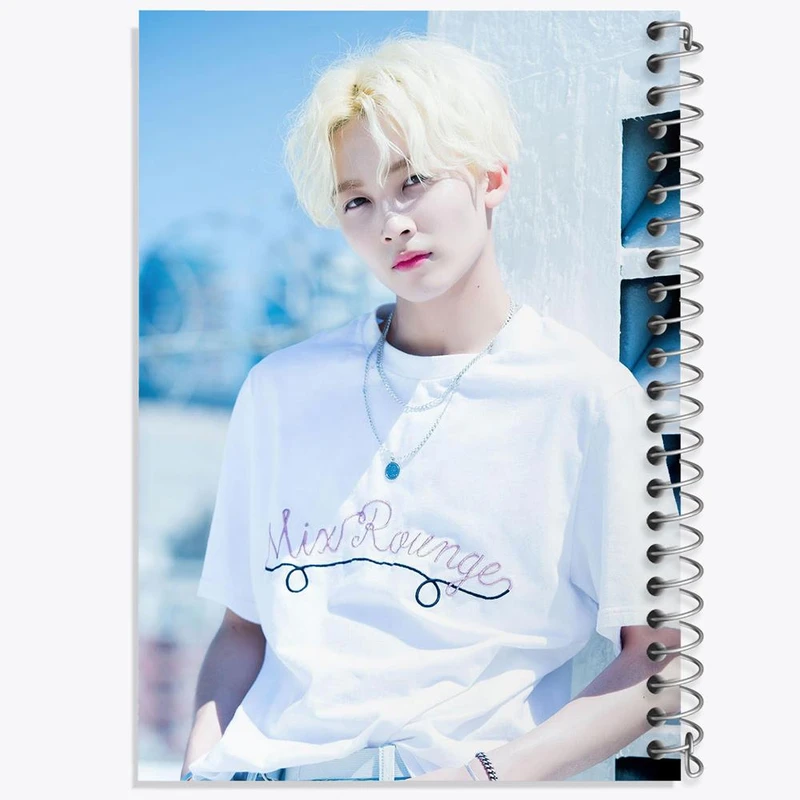 دفتر مشق 50 برگ خندالو مدل جونگهان گروه سونتین Seventeen کد 21584