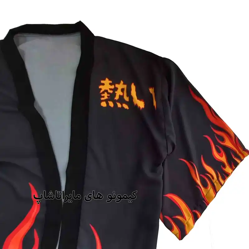 مانتو زنانه مدل کیمونو آتش گرانج کد 011