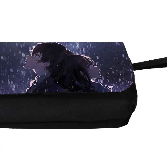 جامدادی طرح دختر و پسر انیمه ای مدل دو زیپ کد 13