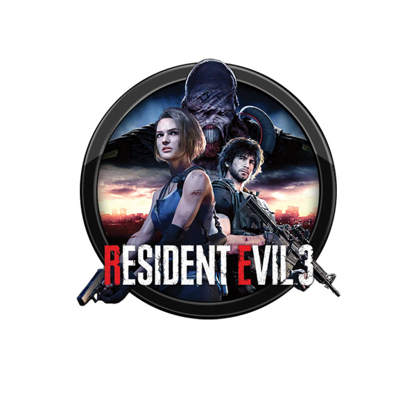 برچسب کنسول بازی مدل Resident Evil 3