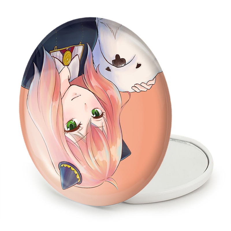 آینه جیبی خندالو طرح انیا فورجر انیمه اسپای ایکس فمیلی Spy x Family مدل تاشو کد 17733