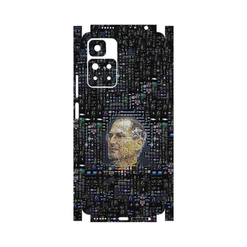 برچسب پوششی ماهوت مدل 2 Collage of Steve Jobs-FullSkin مناسب برای گوشی موبایل شیائومی Redmi Note 11 Pro Plus 5G