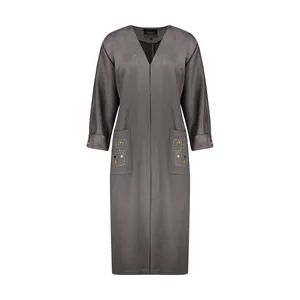 پالتو زنانه مدل 421 رنگ طوسی