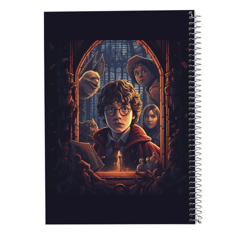 دفتر مشق 50 برگ مدوپد مدل هری پاتر harrypotter کد DF10316