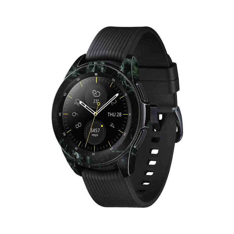 برچسب ماهوت طرح Graphite-Green-Marble مناسب برای ساعت هوشمند سامسونگ Galaxy Watch 42mm