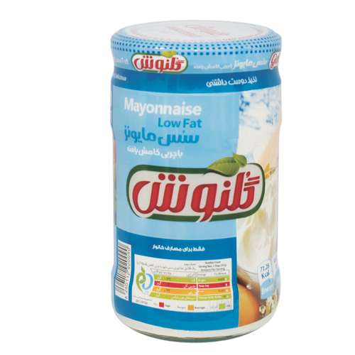 سس مایونز با چربی کاهش یافته گلنوش - 600 گرم
