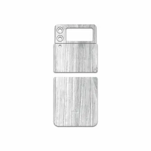 MAHOOT White-Wood Cover Sticker for Samsung Galaxy Z Flip3 5G