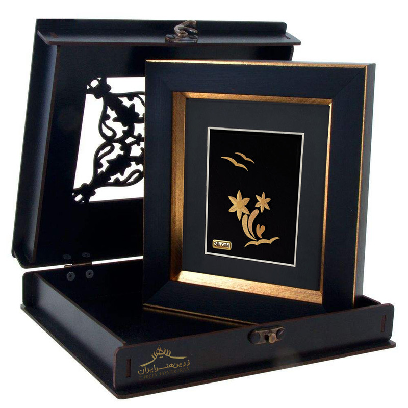  تابلو طلاکوب زرین هنر ایران مدل 9