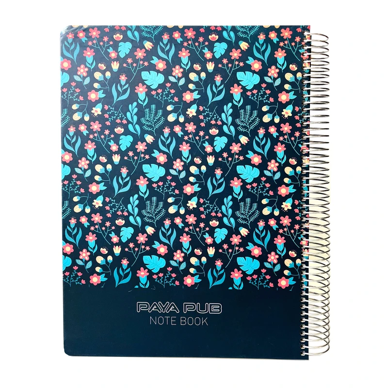 دفتر 200 برگ پایاپاب مدل رحلی گل ریز