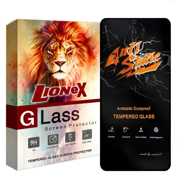 محافظ صفحه نمایش آنتی استاتیک لایونکس مدل  ANTIDUSTL مناسب برای گوشی موبایل سامسونگ Galaxy S23 FE