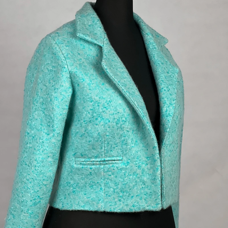 عکس شماره 2 : کراپ کت زنانه مدل کلاسیک فوتر کچه کد ak1476