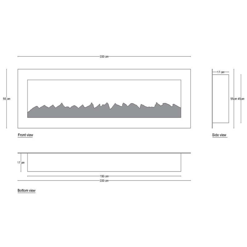 شومینه برقی اود آلوو مدل دکوریl4200 شومینه برقی اود آلوو مدل دکوریl4200