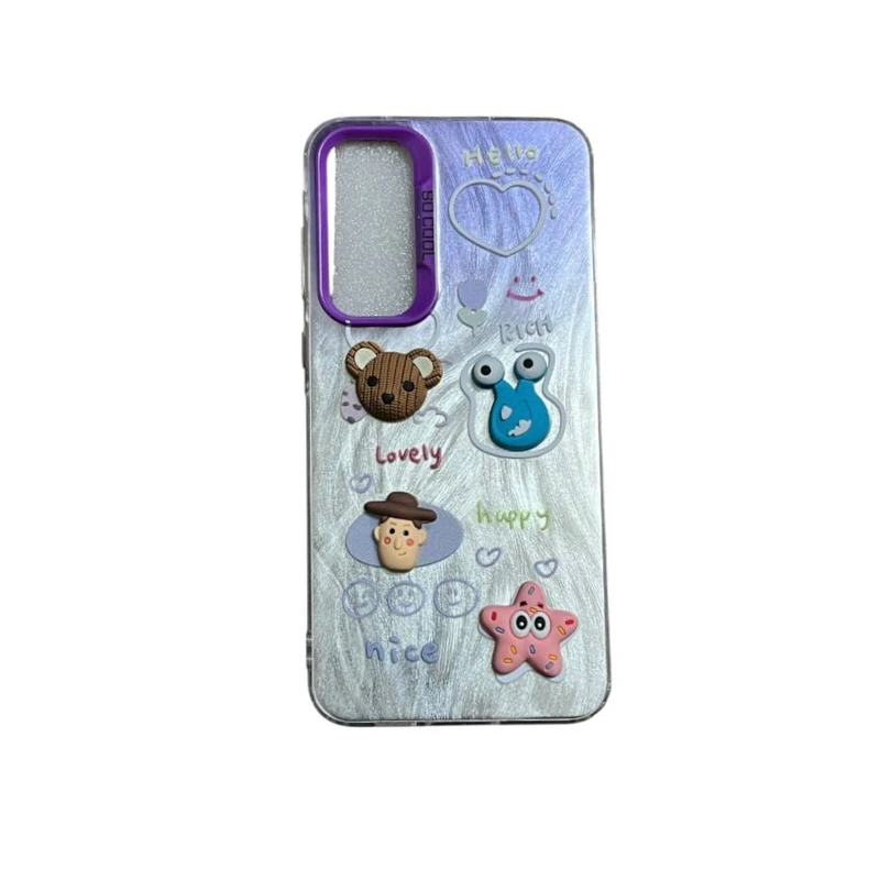 کاور مدل سوکول طرح عروسک برجسته کد 120 مناسب برای گوشی موبایل سامسونگ Galaxy A26