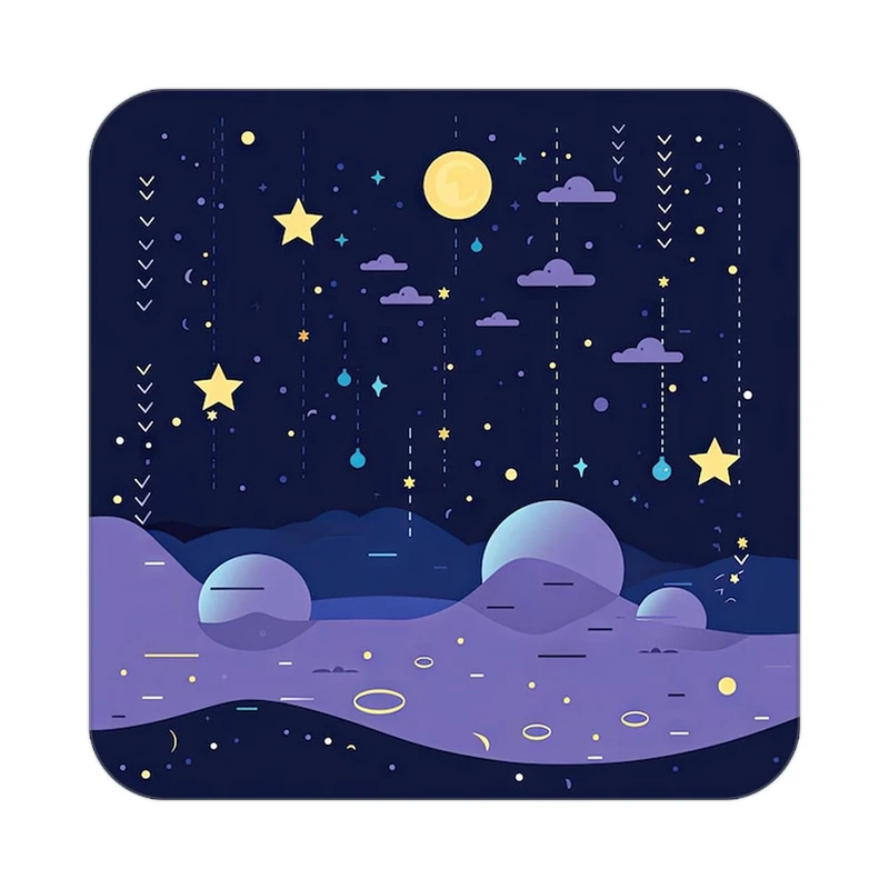 زیر لیوانی کاکتی طرح شازده کوچولو مدل mp34742