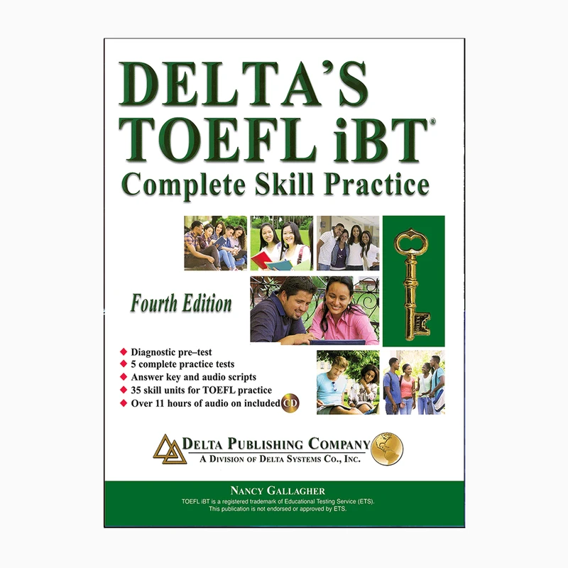 کتاب Deltas Key to the Toefl iBT Complete Skill Practice اثر Nancy Gallagher انتشارات DELTA
