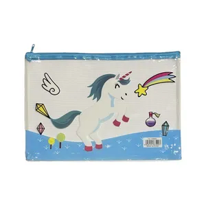 پوشه مدل زیپ دار طرح اسب تک شاخ