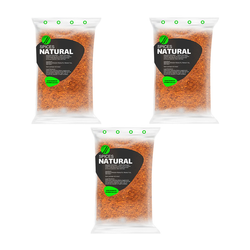 ادویه تندروی نچرال - 500 گرم بسته 3 عددی 
