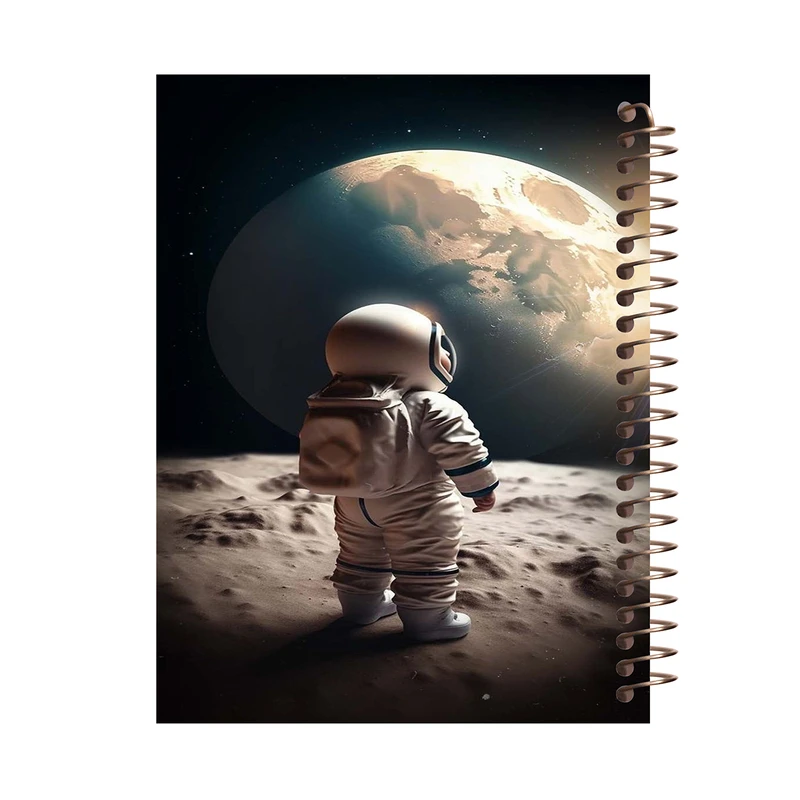 دفتر نقاشی 60 برگ طرح فضانورد کد A548