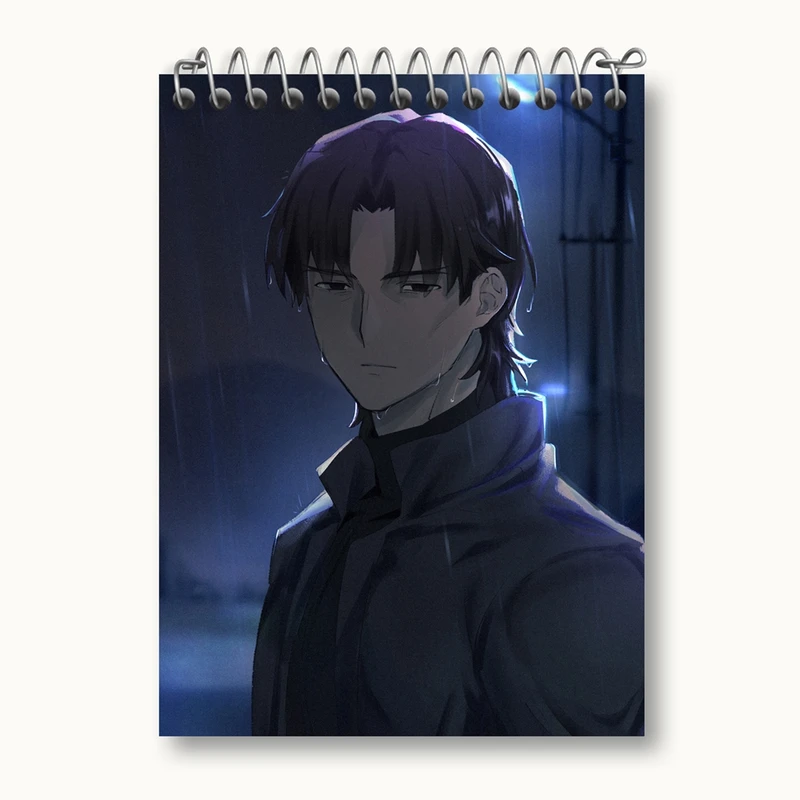 دفتر یادداشت 50 برگ خندالو مدل کیریتسوگا انیمه فیت استی نایت Fate Stay Night کد 22805