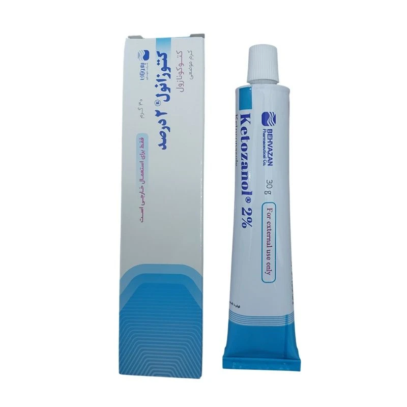 کرم ترمیم‌کننده بدن بهوزان مدل کتوکونازول مناسب برای پوست معمولی حجم 30 میلی‌لیتر