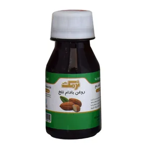 روغن مو و بدن نرمک طلایی مدل بادام تلخ حجم 60 میلی لیتر