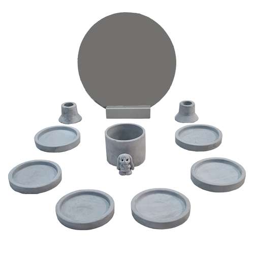 مجموعه ظروف هفت سین 12 پارچه مدل عید نوروز