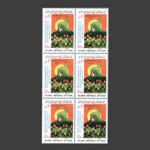 تمبر یادگاری مدل روز زن مجموعه 6 عددی 