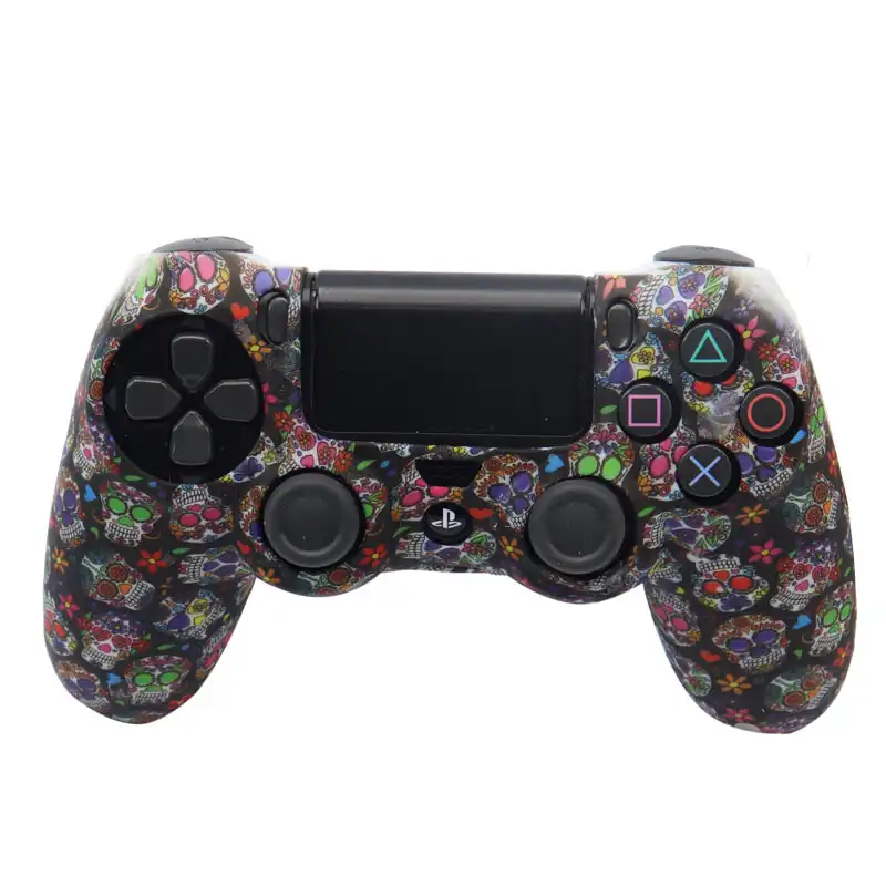 محافظ دسته پلی استیشن ۴ مدل Head skeleton کد 1007638 به همراه روکش آنالوگ