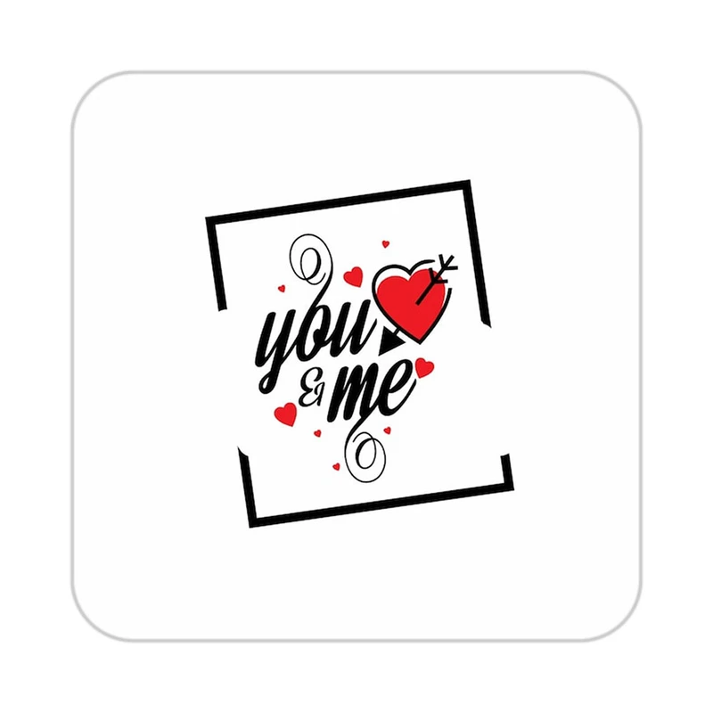 زیر لیوانی کاکتی طرح عاشقانه مدل mp41180