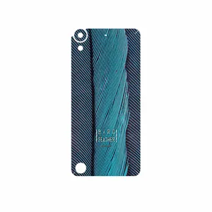 MAHOOT Turquoise feathers Cover Sticker for HTC Desire 630