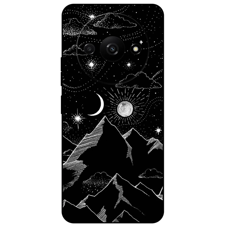 کاور مگافون طرح کوه مدل 8078 مناسب برای گوشی موبایل شیائومی Poco C61  