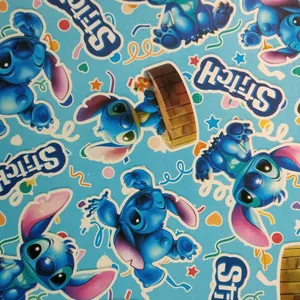 کاغذ کادو مدل استیچ سایز 50*70 سانتی متر مجموعه 5 عددی