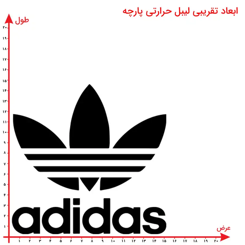 استیکر پارچه و لباس مدل برچسب DTF