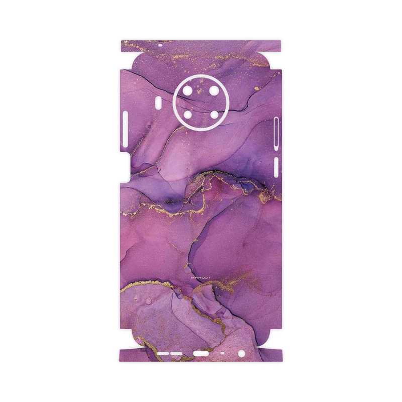 برچسب پوششی ماهوت مدل Purple Marble-FullSkin مناسب برای گوشی موبایل نوکیا X20