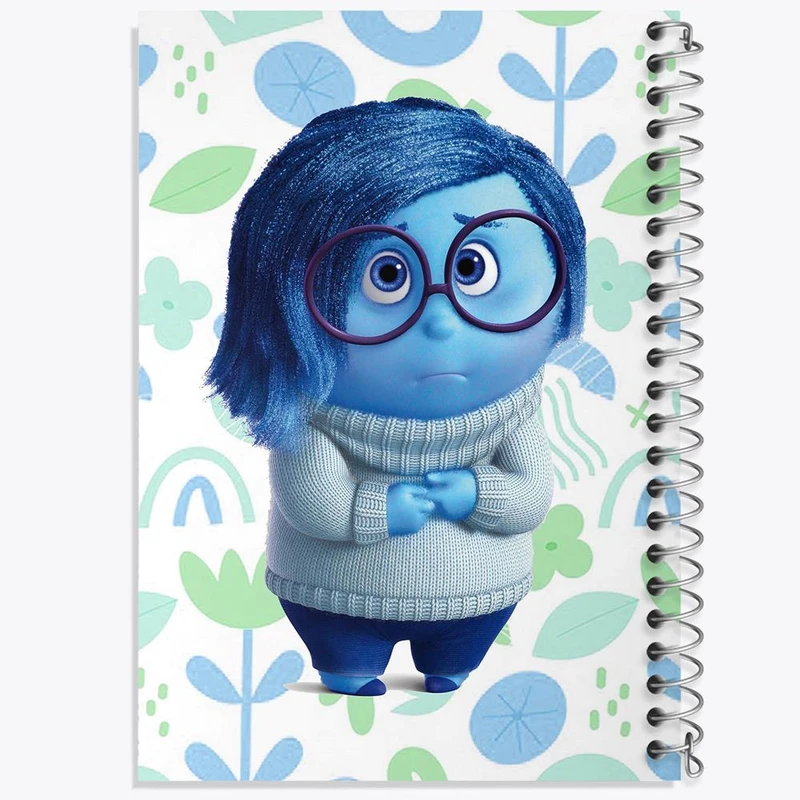 دفتر لیست خرید 50 برگ خندالو طرح شخصیت غمگین انیمیشن اینساید اوت Inside Out کد 3557