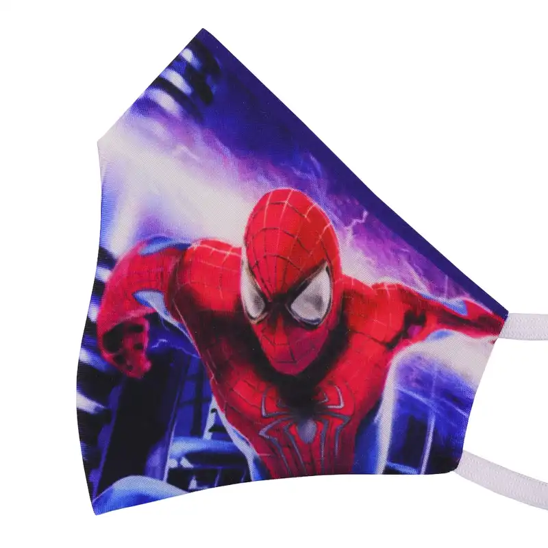 ماسک پارچه‌ای بچگانه مدل مردعنکبوتی کد 216