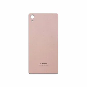 MAHOOT Rose Gold Leather Cover Sticker for Sony Xperia Z2