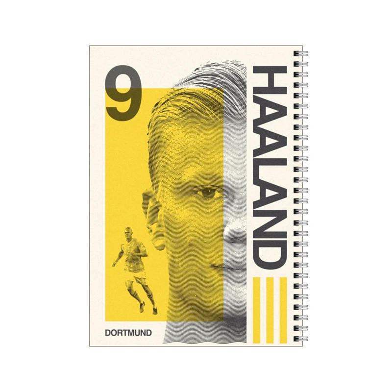 دفتر مشق 80 برگ بامبیلیپ طرح فوتبالیست هالند کد 7338772