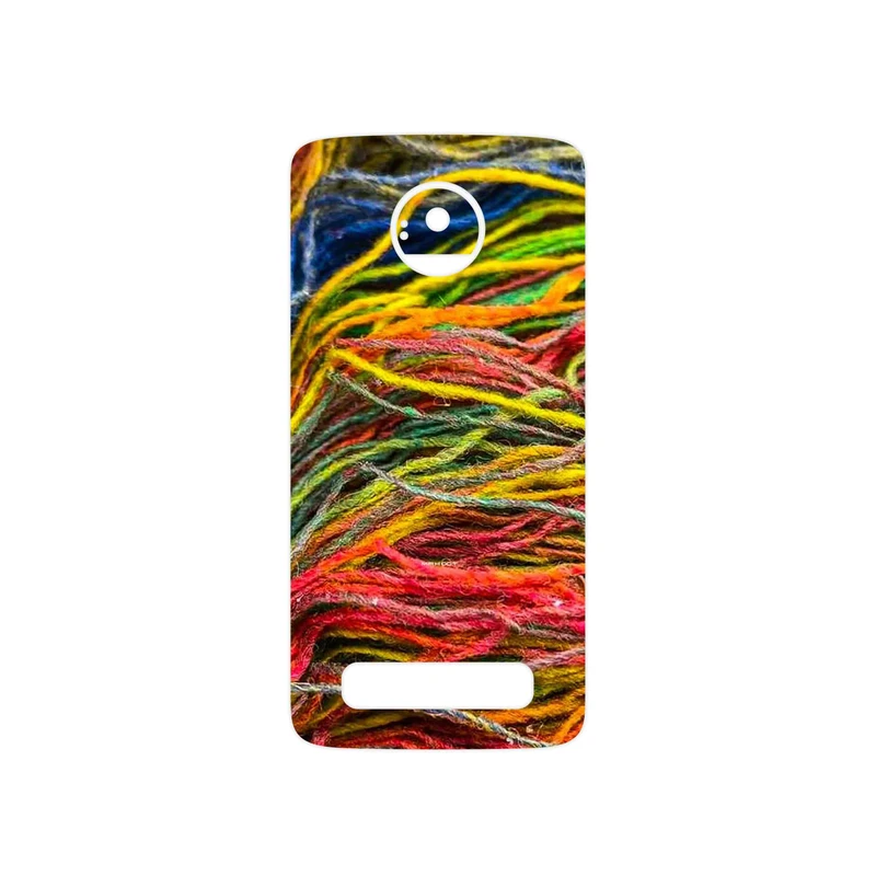 برچسب پوششی ماهوت مدل Fabric Texture 9 مناسب برای گوشی موبایل موتورولا Moto Z Play