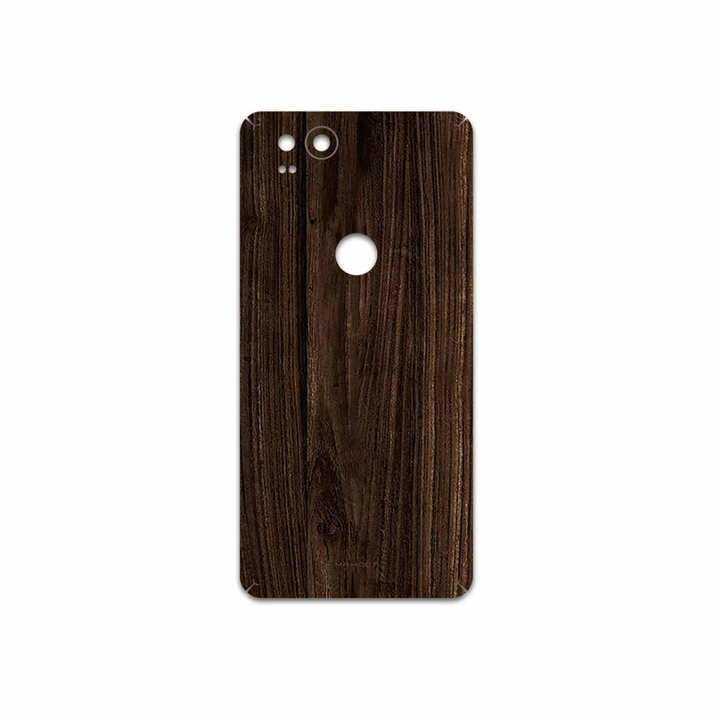 برچسب پوششی ماهوت مدل Dark Walnut Wood مناسب برای گوشی موبایل گوگل Pixel 2